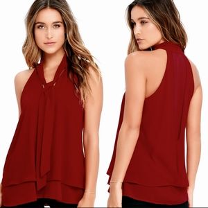 Lulus Handle My Business Blouse